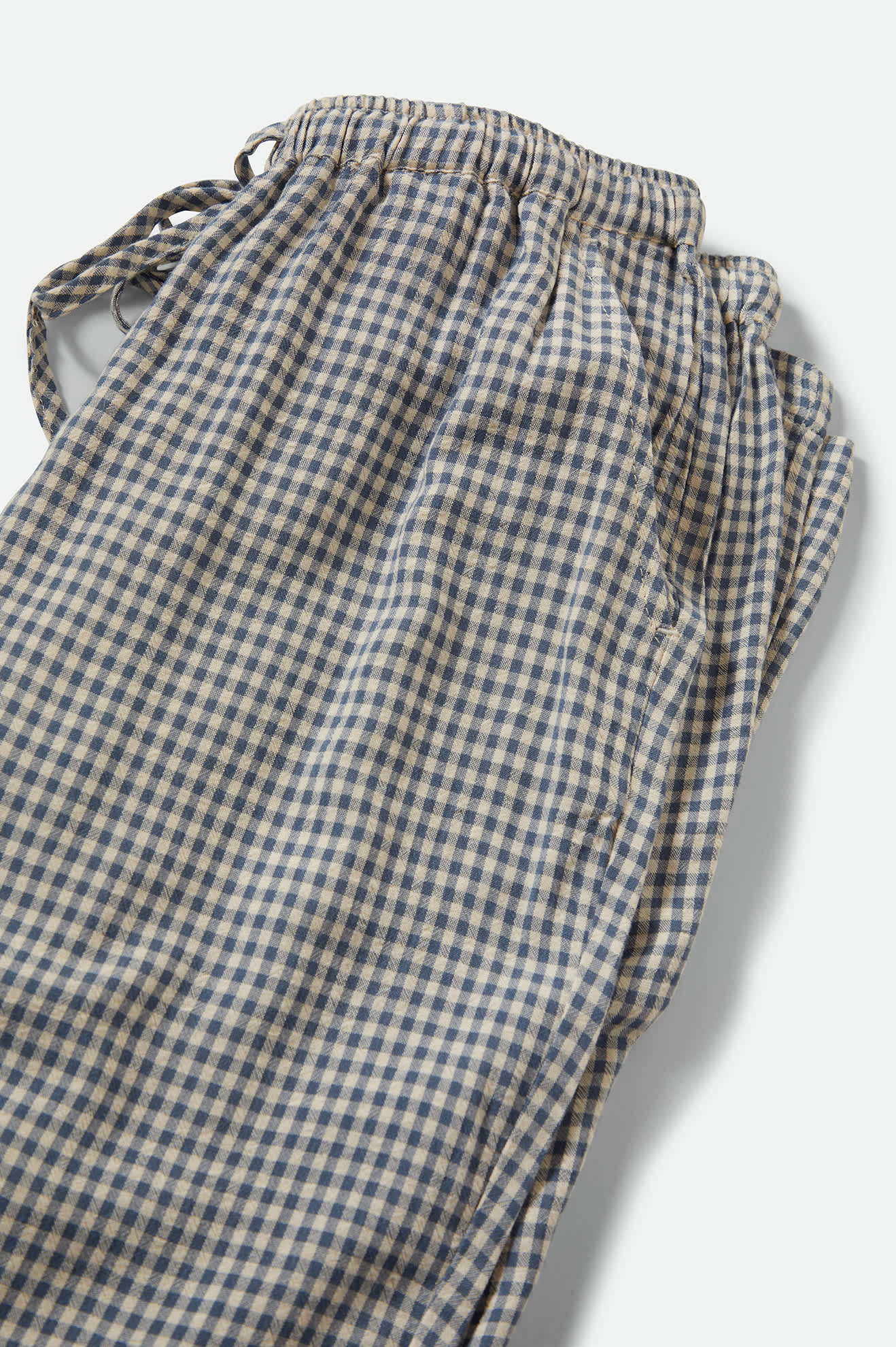 Hudson Lounge Pant - Azure Blue Gingham - Image 11